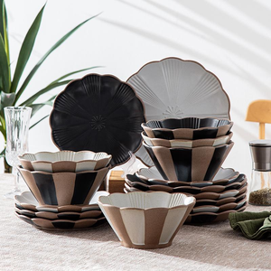 Sleek Matte White Bone China Dinnerware <b>Sets</b> Eco-Friendly Dishwasher Safe Modern Minimalist Wholesale Plates - Product Image 1