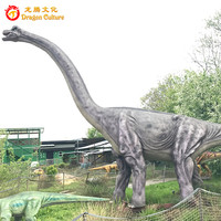 Parc d'attractions Animatronic grandeur nature en plein air dinosaure Ride Statue brachiosaure Robot Costume de Dinosaures pour parc Jurassic