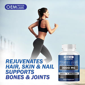 อาหารเสริมน้ำมันคริลแอนตาร์กติกแบบซอฟต์เจล OEM พร้อมโอเมก้า 3 EPA, DHA, แอสตาแซนธิน ฟอสโฟลิปิด บำรุงกระดูกและข้อต่อ - Product Image 5