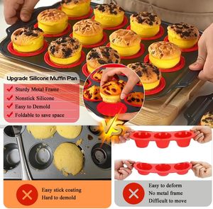 Plaques et moules de cuisson en silicone en acier au carbone haute résistance, tapis de cuisson, outils de pâtisserie - Product Image 3