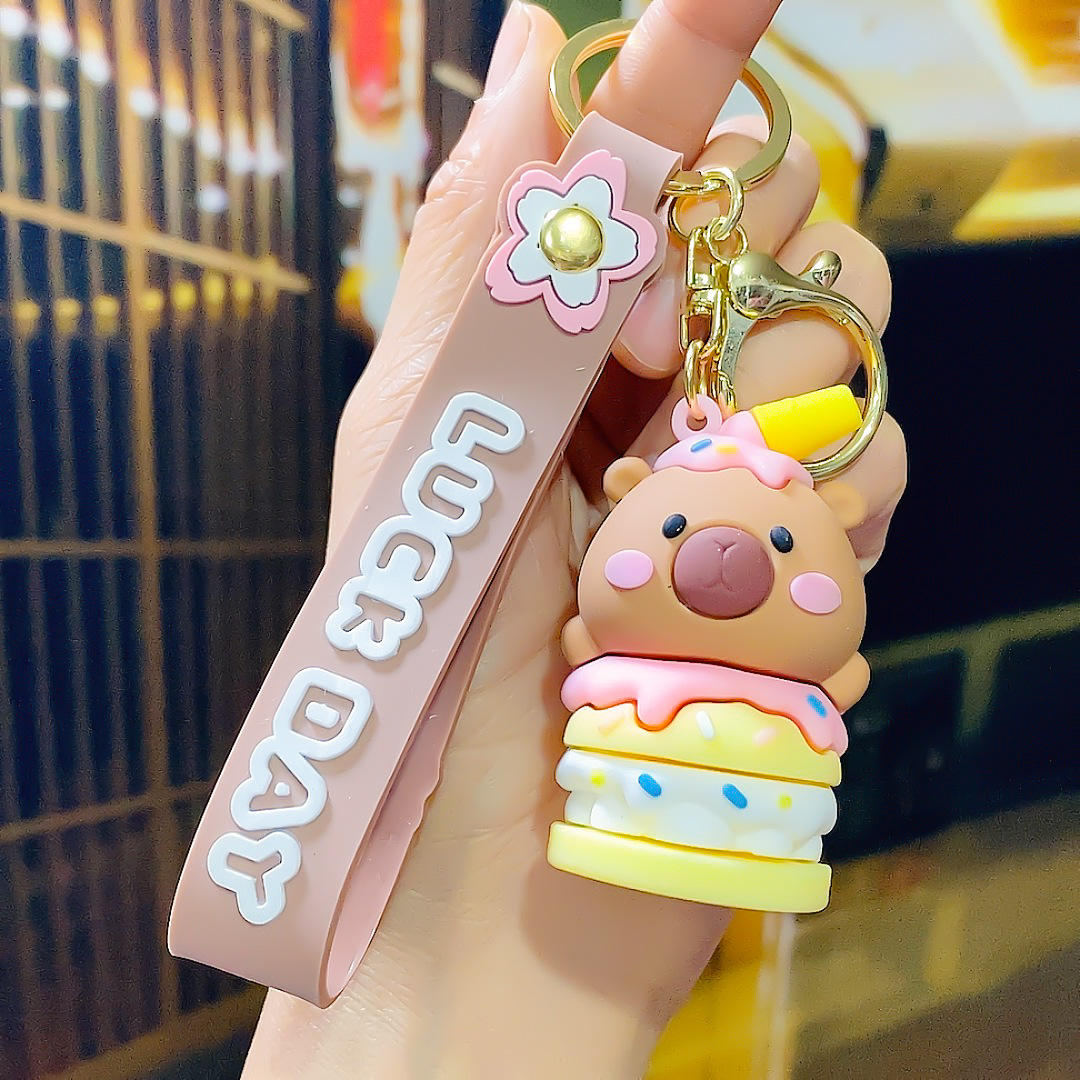 จี้ capibala-เค้ก