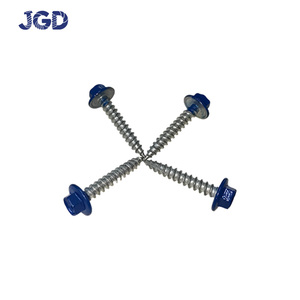 Viti autoforanti a testa esagonale in acciaio al carbonio zincato, viti <span class=keywords><strong>TEK</strong></span> metriche per coperture metalliche, direttamente dalla fabbrica con MOQ basso - Product Image 3