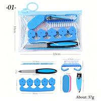 Kit professionnel de manucure et pédicure 2026 – Ensemble complet d'outils de soin des ongles, lime à ongles, polissoir pour repousse-cuticules et élimination des callosités des pieds