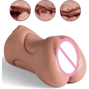 Masturbateur masculin manuel réaliste 3 canaux de haute qualité avec moule de hanche réaliste pour le <span class=keywords><strong>vagin</strong></span>, l'anus et la bouche, pour jouets sexuels masculins - Product Image 2