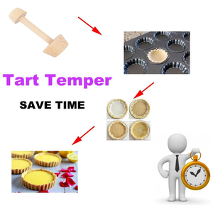 Tarta Tamper Pastelería Tamper Mini Pan Madera Shell Masa Muffin para hacer Muffin, Pecan Pies, Tartas de queso y postres - Product Image 5