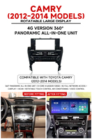 Reproductor de DVD para Auto con Pantalla Táctil Android, Sistema de Navegación GPS, Reproducción de Audio y Radio para Toyota Camry 2012-2014