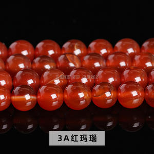 Fournisseur direct d'usine d'accessoires de bijouterie, perles d'agate <span class=keywords><strong>rouge</strong></span> en vrac, fil à faire soi-même, produits semi-finis en gros - Product Image 6