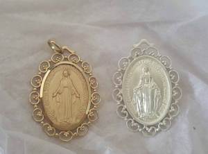 Pendentif de médaille, cœur sacré de jésus, <span class=keywords><strong>Christ</strong></span> sur la croix - Product Image 4