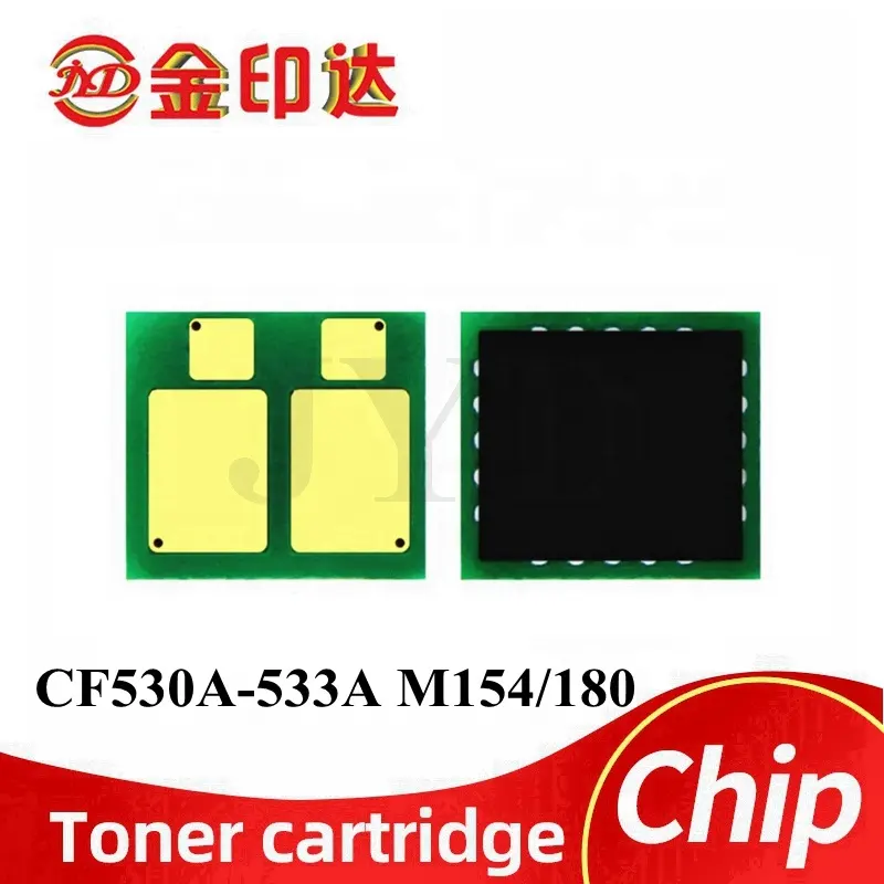 Stampante CF530A CF531A CF532A CF533A 205A Chip cartuccia compatibile per HP M154A M154NW M180 M180N M181 M181FW CF530 Chip Toner