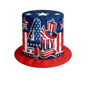 Accesorios de Disfraces, Sombrero del Tío Sam con la Bandera Estadounidense, Atuendos para el 4 de Julio, Sombreros para el Día de la Independencia - Product Image 2