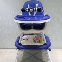 Chaise haute multifonctionnelle en plastique détachable pour enfants de 16 ans, pour garçons et filles, avec table à manger compacte pour tout-petits