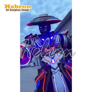 Costume de <span class=keywords><strong>robot</strong></span> LED 2,7 m pour adultes, tenue de performance, costumes de robots 2,7 m pour hommes, femmes et enfants, fabricant de costumes de robots - Product Image 6