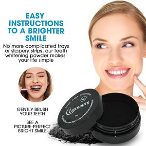 2020 NOTICIAS DISEÑO GRATUITO Etiqueta <span class=keywords><strong>Sabor</strong></span> a menta 30g Polvo activado para blanquear los dientes de carbón - Product Image 2