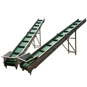 Mini Portable Belt Conveyor With Metal Hopper Corn Grain Conveyor