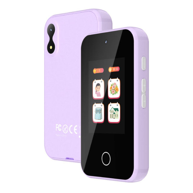 Latest Kids Smart Phone with 2.4 Inch HD Touch Screen Factory Price Mini Camera for Kids with Dual Lens