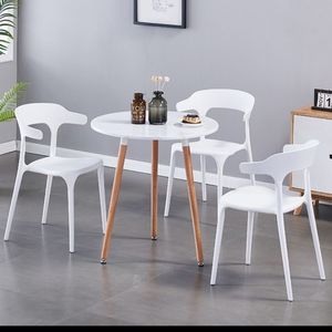 <span class=keywords><strong>Chaise</strong></span> <span class=keywords><strong>de</strong></span> salle à manger en <span class=keywords><strong>plastique</strong></span> moderne, design simple, personnalisée, <span class=keywords><strong>de</strong></span> loisirs, colorée, pour l'extérieur, le <span class=keywords><strong>jardin</strong></span>, <span class=keywords><strong>la</strong></span> maison - Product Image 3