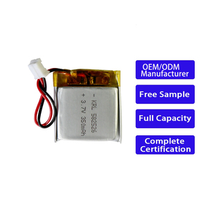 3.7V 350mAh 582526 Lange levensduur zachte cel voor elektrische scheerapparaat verzorgingsset mannelijke persoonlijke verzorging Li-Po cel - Product Image 1