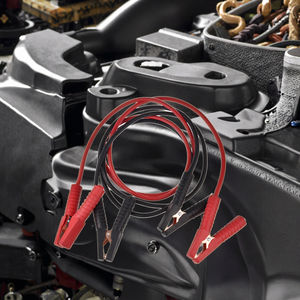 Pinces crocodile Connecteur <span class=keywords><strong>de</strong></span> câble en acier galvanisé <span class=keywords><strong>pour</strong></span> CalTrucks Jump Starter Kit d'outils d'urgence <span class=keywords><strong>pour</strong></span> batterie <span class=keywords><strong>de</strong></span> secours - Product Image 5