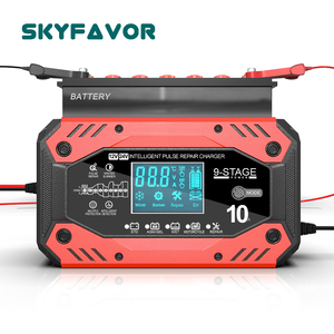 Intelligentes Pulsreparatur-Autobatterieladegerät <span class=keywords><strong>12V</strong></span> 24V <span class=keywords><strong>12V</strong></span> 10A 24V <span class=keywords><strong>5A</strong></span> Intelligentes Laden für AGM GEL Nass-Blei-Säure-Batterien Motorrad - Product Image 3