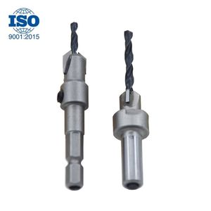 Hot Sale Professional Customized 1/4\" Hex Shank Countersink <b>Drill</b> <b>Bit</b> Carbide <b>Drill</b> <b>Bits</b> for Woodworking Screw Installation - Product Image 3