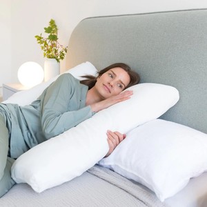 Oreiller Cuddle <span class=keywords><strong>Me</strong></span> - Oreiller de grossesse en forme de U, oreiller de maternité pour le corps entier, oreiller de grossesse pour dormir - Product Image 5