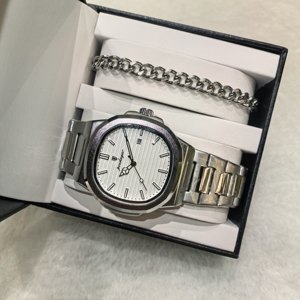 Poedagar 613 Nuovo Set di Due Pezzi: Orologio al Quarzo e Bracciale, Combinazione Creativa alla Moda, Regalo Speciale <span class=keywords><strong>per</strong></span> <span class=keywords><strong>Uomo</strong></span> - Product Image 6