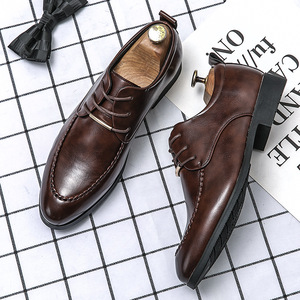 Chaussures en cuir grande taille pour hommes 2026, chaussures de ville élégantes pour hommes, chaussures de gentleman tendance et chaussures de mariage - Product Image 4