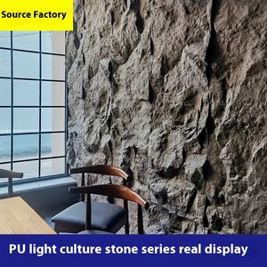 Venta Directa de Fábrica, Revestimiento de Pared de Poliuretano Ligero con Textura Realista de Piedra, Decoración de Pared Interior y Exterior, Piedra de PU - Product Image 2