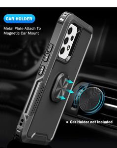 3 in 1 custodie per telefoni ibridi anello di supporto antiurto per Samsung Galaxy A12 A13 A52 A33 A53 <span class=keywords><strong>A73</strong></span> <span class=keywords><strong>5G</strong></span> Cover posteriore protezione cellulare - Product Image 3