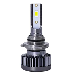 GT3 bohlam lampu depan mobil LED Super terang, bohlam lampu depan LED 12V COB H1 H3 9005 HB3 9006 HB4 H7 LED H4 C6 H11