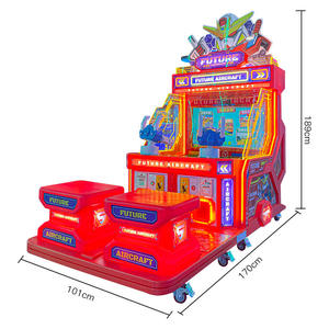 Funspaces Machine de jeu d'arcade pour enfants à pièces Simulateur de pistolet à eau pour aire de jeux intérieure pour enfants Fabriqué en plastique durable 1 an - Product Image 6
