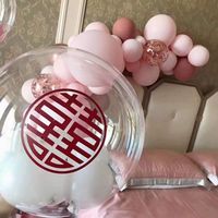 Vente en gros de ballons Bobo transparents géants de haute qualité de 18, 24 et 36 pouces, ballons à bulles, ballons à hydrogène