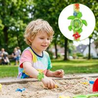 Superbe montre à quartz pour enfants, style tortue de dessin animé, petite voiture