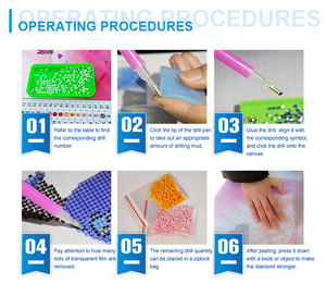 Bán Buôn DIY 5D Kim Cương Sơn Bộ Dụng Cụ Cho Trang Trí Nội Thất Tường Đầy Đủ Khoan Thiết Kế Cho Người Lớn Người Mới Bắt Đầu Handpainted Động Vật Tường Trang Trí Nội Thất - Product Image 6