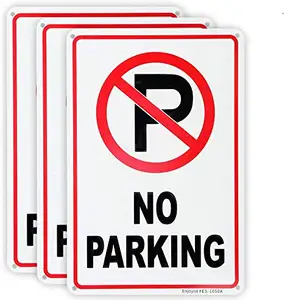 Anpassbare kein Parkplatz Schild 10