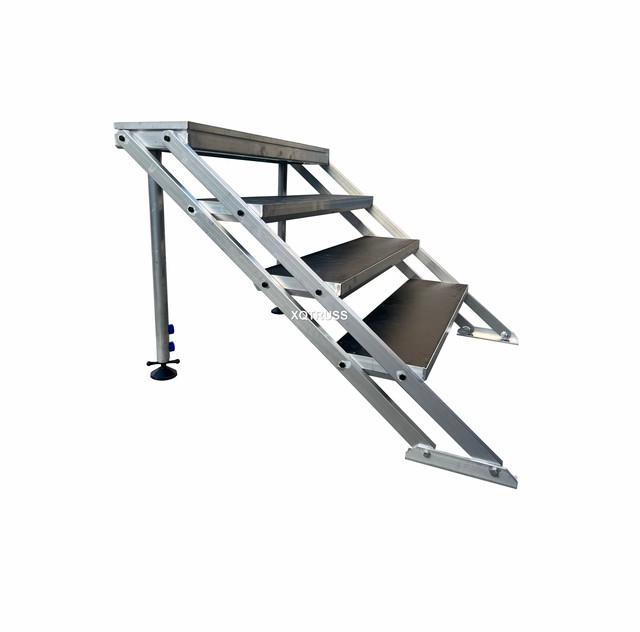 Factory Price  Portable Folding  Aluminum Stage Stairs Steps Modular Stage for Lightweight Event Platforms Exhibition