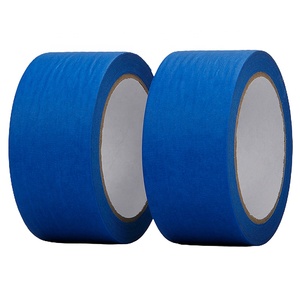 100 ℃   Ruban adhésif bleu résistant à la chaleur pour peintres, ruban de masquage résistant aux UV pendant 14 jours, vente en gros d'usine pour la rénovation - Product Image 2