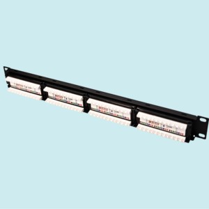 Renbao Vòng mạ Vàng Fu 24 cổng dỡ bỏ trống Modular trống Patch Panel 1U Rack mount bao gồm quản lý cáp - Product Image 4