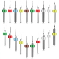 Forets micro RUIMENG en acier au tungstène à queue droite pour perçage de circuits imprimés en Chine, fraises CNC à rainures, longueur totale (01-10mm)