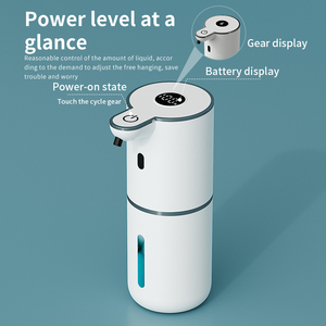 <span class=keywords><strong>Dispensador</strong></span> Automático de Jabón Espumoso XHB de 380 ml con Pantalla LED Digital Inteligente, Sin Contacto, Montado en la Pared, para Baños de Hotel, Venta al Por Mayor - Product Image 3