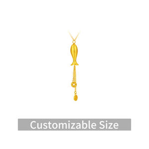 สร้อยคอเข็มทิศแปดสมบัติทองคำบริสุทธิ์ 24K ทองคำแท้ <span class=keywords><strong>999.9</strong></span> ปรับแต่งวัสดุได้ ใส่ได้ทุกวัน เสริมโชคลาภ - Product Image 3