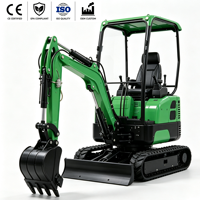 Mini-excavatrice électrique Koop, moteur puissant, grande puissance de creusement, petite pelle pour travaux de construction intérieure, démolition et jardinage
