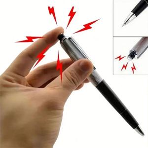 Stylo à choc électrique fantaisie, gadget créatif en plastique, jouet cadeau, blague amusante, farce, utilitaire, marque JY, batterie intégrée, 15 cm, Chine - Product Image 3