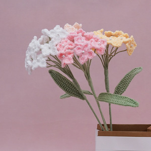 Handmade Knitted Crochet Hydrangea and <strong>Daisy</strong> Artificial Flowers-Beautiful Colorful <strong>Gifts</strong> for Mother's Day Easter New Year - Product Image 2