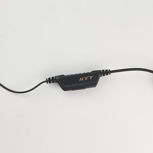 Casque EHM04-A Hytera à 2 broches, crochet d'oreille en forme de G, avec micro et PTT intégrés pour radio bidirectionnelle HYT TC-600 TC-610 TC-620 TC-700 - Product Image 5