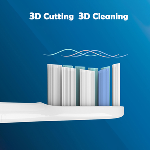 Têtes de brosse de rechange pour brosse à dents électrique, avec poils souples Dupont et poils Fluorol anti-décoloration pour protéger les dents - Product Image 4