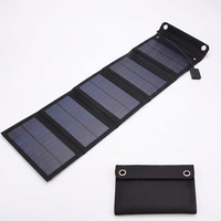 Mini panneau solaire pliable, générateur d'énergie solaire pour les voyages en plein air, le camping, les camping-cars, les situations hors réseau, dispositif de charge d'urgence