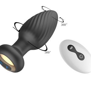 <b>Remote</b>-<b>Controlled</b> 100% Waterproof Silicone Anal Plug & Prostate <b>Vibrator</b> Electric Butt Massager Sex Toy - Product Image 1
