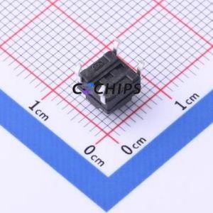 TS-KG10G-BB55F Tactile Switch Through hole Component (THT) Switch Single Pole Single Throw Round Button 2.5N Through Hole - Product Image 2