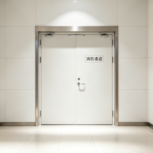 Porte coupe-feu en acier galvanisé à double battant EI60 EI90, système push-pull pour <span class=keywords><strong>sortie</strong></span> de <span class=keywords><strong>secours</strong></span> de bâtiment industriel - Product Image 3